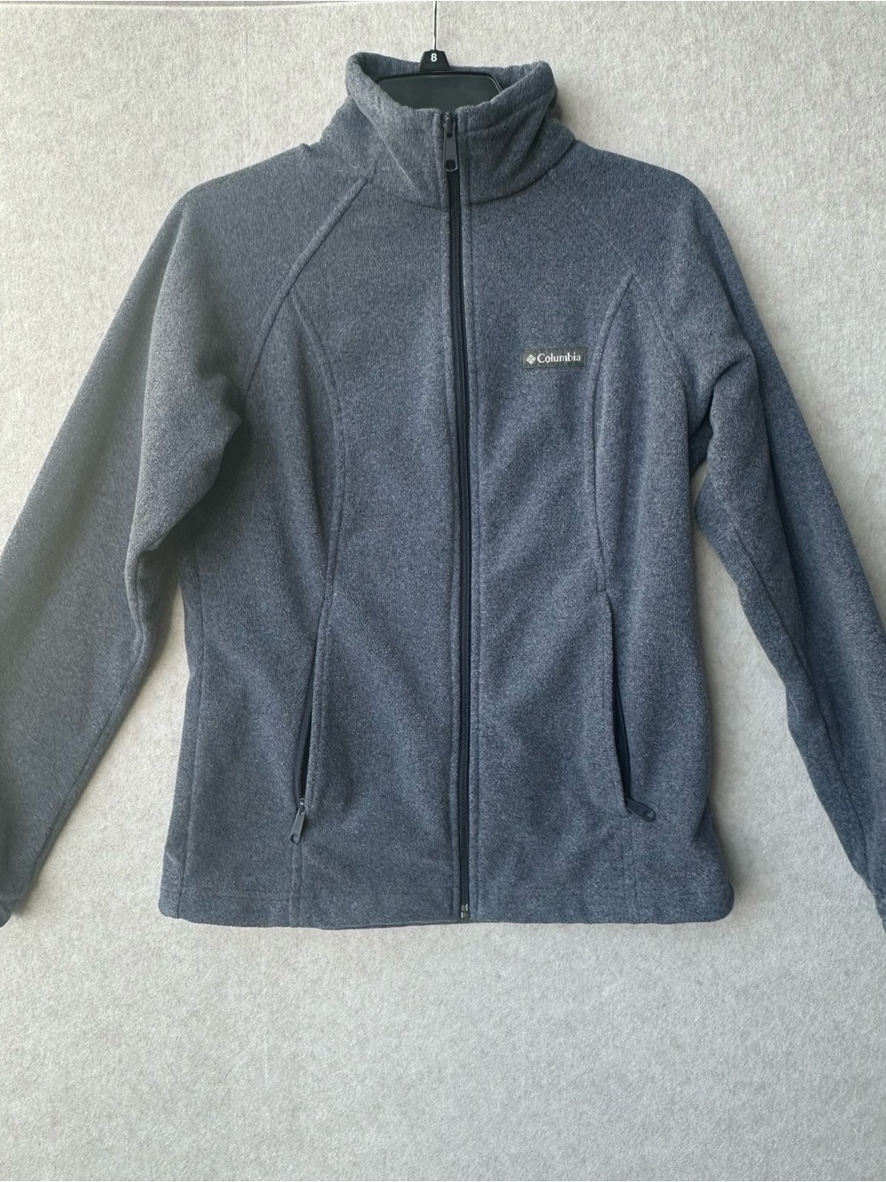 Columbia Women’s Jacket Size S Gray Full-Zip Fleece Jacket
